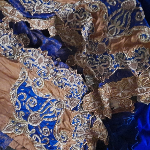 Salwar Kameez silk heavy beading size large - Picture 6 of 8